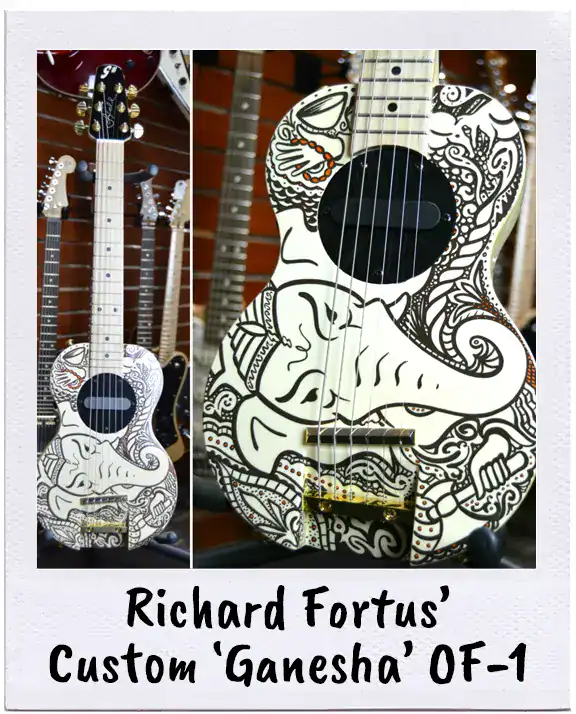 Richard Fortus' custom 'Ganesha' OF-1 | G-Sharp Guitars