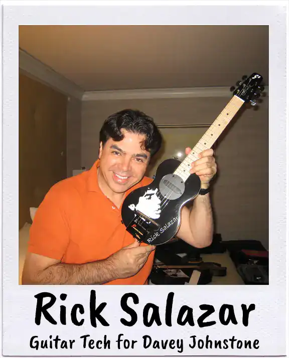 Rick Salazar, Guitar Tech for Davey Johnstone | G-Sharp Guitars