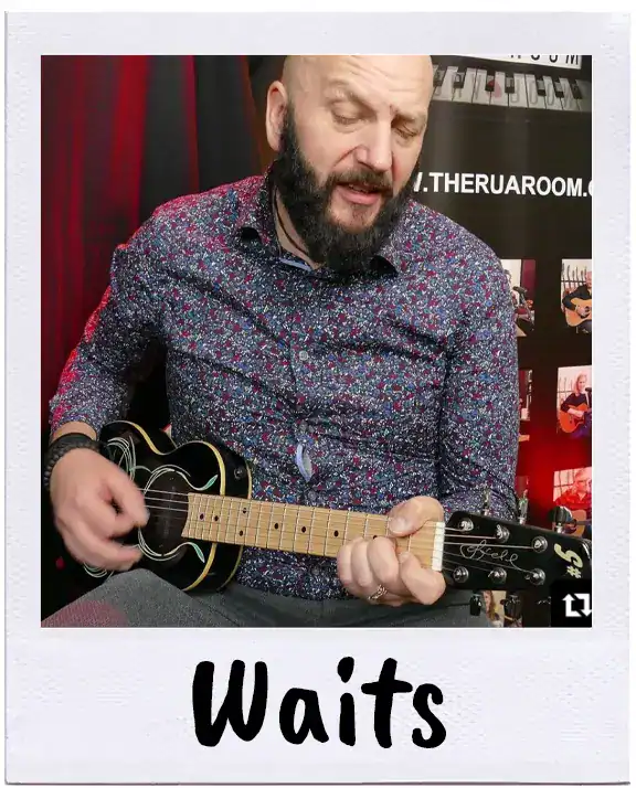 Waits performing at The Rua Room | G-Sharp Guitars